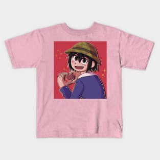 Vaporwave Aesthetic anime girl Kids T-Shirt